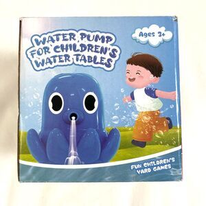 Kids Water Table Pump Magnetic Octopus Waterfall Flow Rechargeable Battery